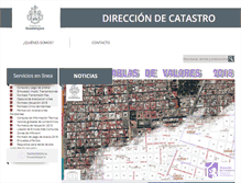 Tablet Screenshot of catastro.guadalajara.gob.mx